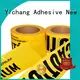 Good Quality Black Yellow Police Caution Tape for Barrier Warning 1