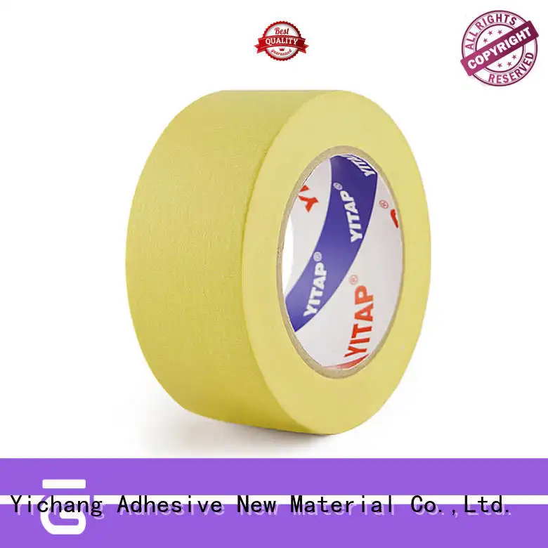 High Viscosity High Temperature Resist Yellow Automotive Masking Tape2 1