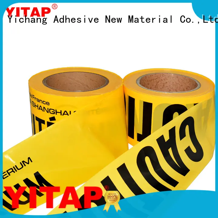 YITAP safety barricade tape apply for steps 1