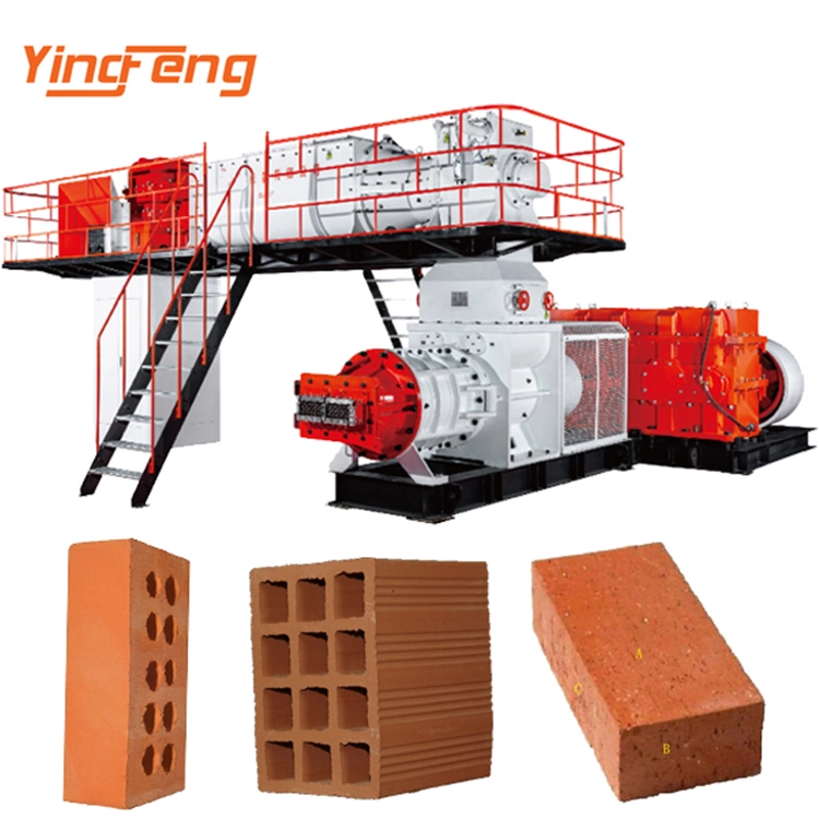 Yingfeng Machinery - New Type Energy Saving VP75 Fully Auto Hollow Clay Brick Extruder Making Machine clay brick extruder 1