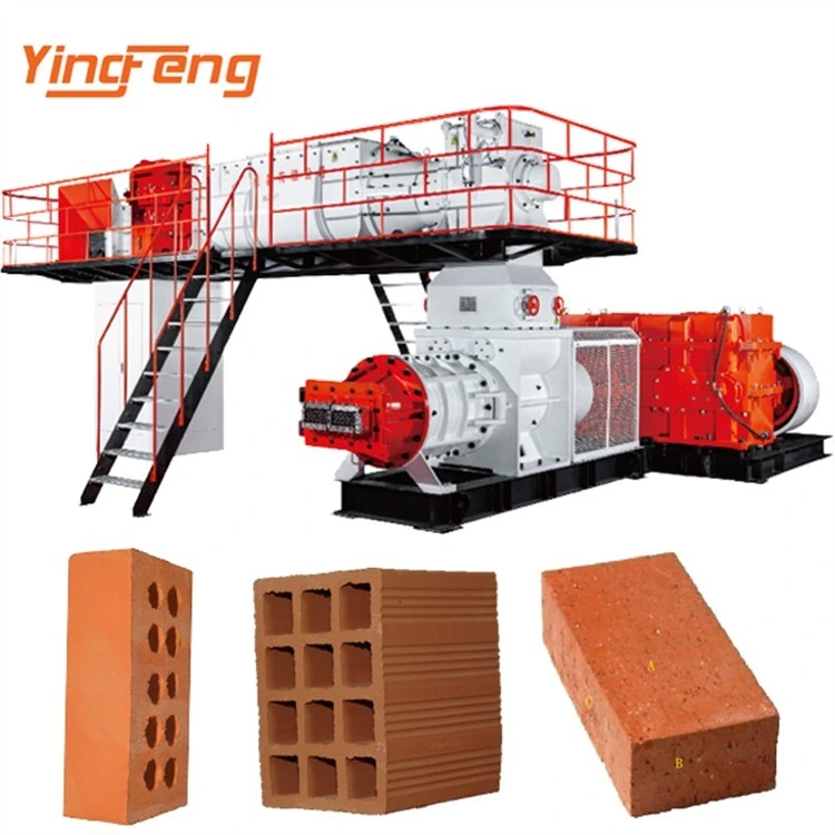 Yingfeng Machinery - Factory Supply Vp60 Lower Price Bricks Vacuum Extruder Red Clay Automatic Brick Making Machinery clay brick extruder 1