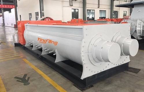 Yingfeng Machinery - High Speed Continuous Double Shaft Mixer Paddle Organic Fertilizer Horizontal Mixer Double shaft mixer 13