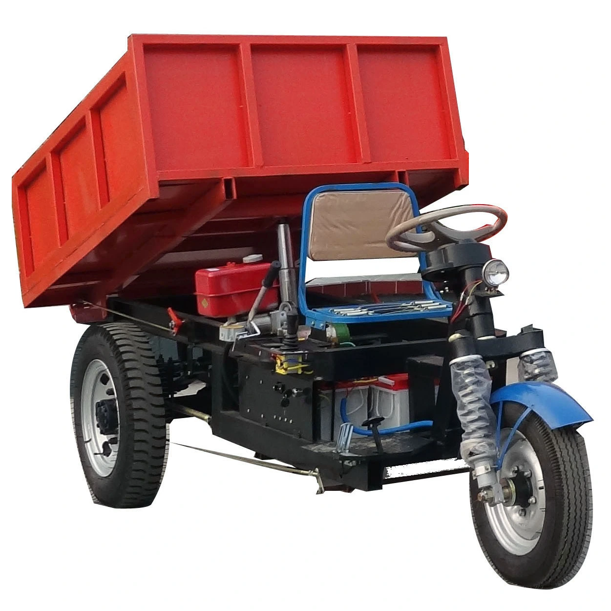 Yingfeng Machinery - Yingfeng mini electric crawler dumper/electric mini dumper 2 ton loading capacity/small dumper truck Front loading and backhole 1
