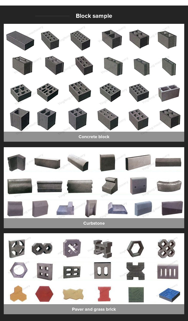 Yingfeng Machinery - China Hot Sale Small Scale Cement Concrete Fly Ash Concrete Making Machinery Cement Block Making Machine 9