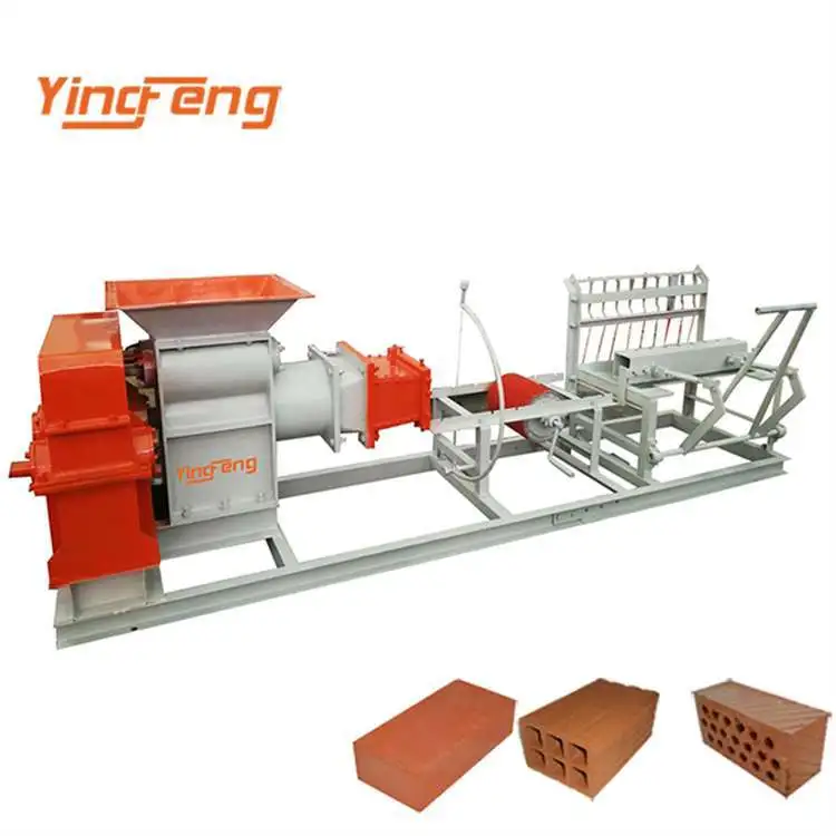 Yingfeng Machinery - Jz250 Commercial Non-vacuum Lightweight Common Simple Cheap Manual Brick Making Machine clay brick extruder 1