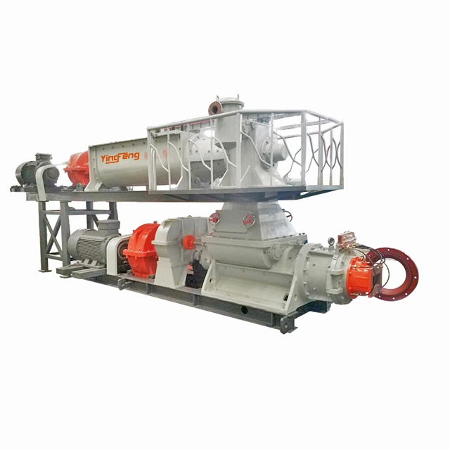 Yingfeng Machinery - China Supply Soil Brick Toothed Double Roller High Quality Crusher Clay Brick Making Machine Roller crusher 1