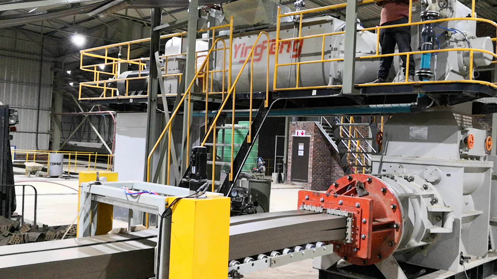 Yingfeng Machinery - Automated 11000 to 13000 pcs/h Clay Solid Brick Making Machine JKR45 Clay Brick Extruder clay brick extruder 11