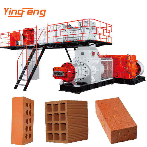 Yingfeng Machinery - China Supply VP75 High Capacity 55t/h Vacuum Extruder Full Automatic Clay Brick Making Machine clay brick extruder 11