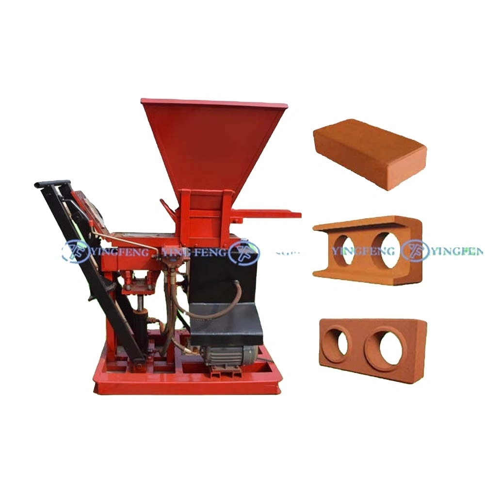 Yingfeng Machinery - Professional Custom Block Machine Eco Brava Interlocking Bricks Machine Clay Bricks Making Machinery Interlock brick press machine 1
