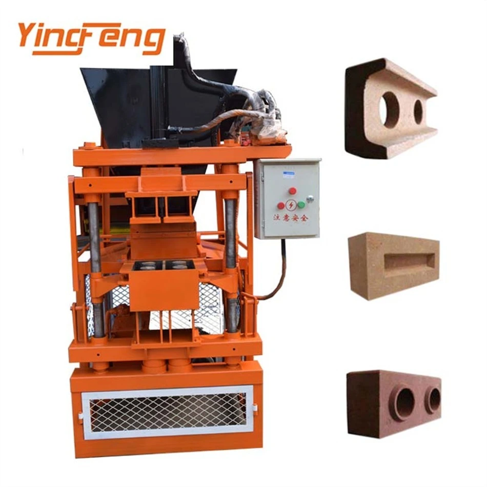 Yingfeng Machinery - High Quality Supply Yf2-10 Full Auto Hydraulic Press Block Making Machine Brick Making Machine Price Interlock brick press machine 1