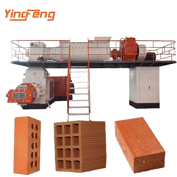 Yingfeng Machinery - Jkr China Supply Automatic Commercial Mud Soil Clay Brick Making Machine Red Mud Brick Maker Clay clay brick extruder 1