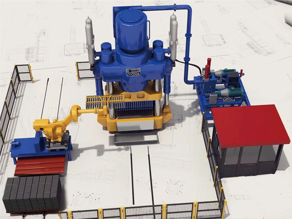 Maquinaria Yingfeng - Maquinaria china personalizada, nueva, 220-440 V, prensa manual de ladrillos de arcilla, máquina de moldeo de bloques entrelazados, prensa de ladrillos entrelazados 11