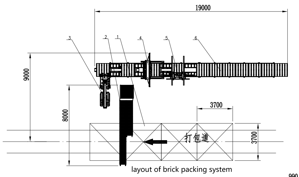 Fully autotmaic Semi-auto robot arm stacker clay cement brick packing package machine
