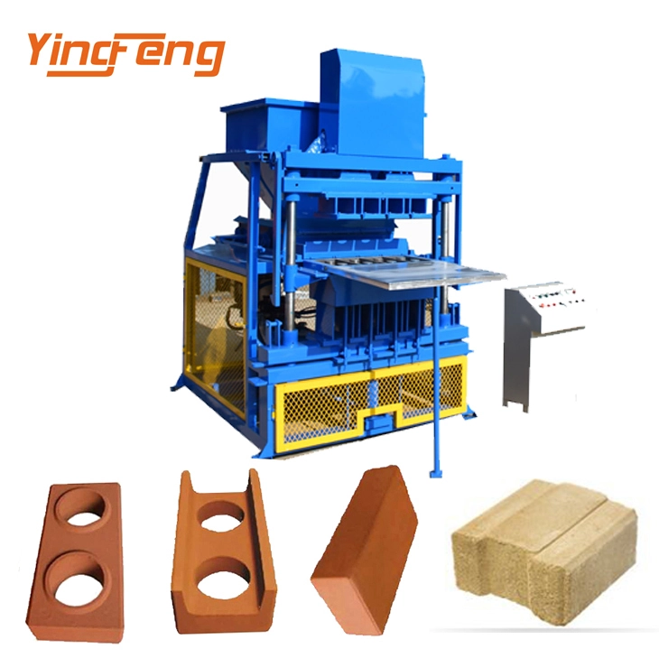 Yingfeng Machinery - Yf4-10 2-10 1-10 5-10 Automatic Concrete Cement Block Brick Making Machine Interlock brick press machine 1