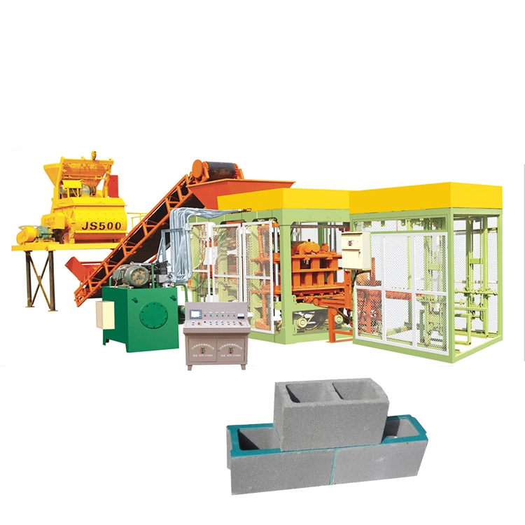 Yingfeng Machinery - QT4-15 Machine Fully Automatic Hydraulic Clay Soil Compressed Earth Soil Pressure Cement Brick Making Machine Price Cement Block Making Machine 1