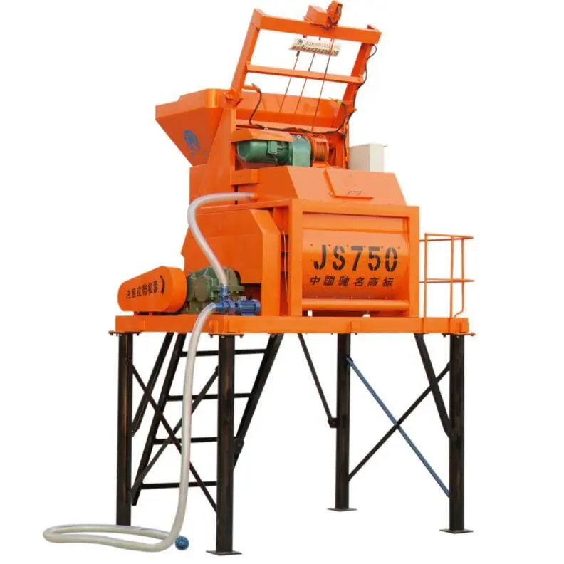 Yingfeng Machinery - JS500 JS750 Portable Small Electric Self Loading Cement Concrete Pan Mixing Mixers Machine Prices For Sale Cement Block Making Machine 1