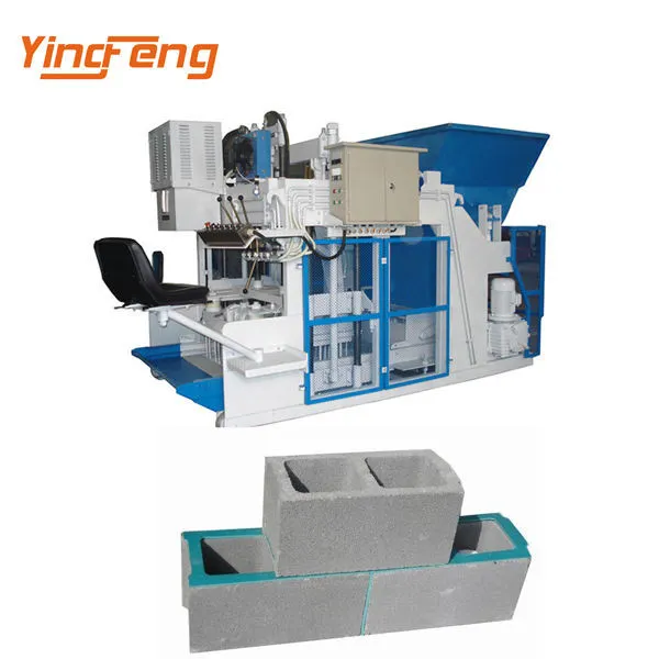 Yingfeng Machinery - Factory directly sell QTJ4-25 semi automatic concrete block making machine Cement Block Making Machine 1