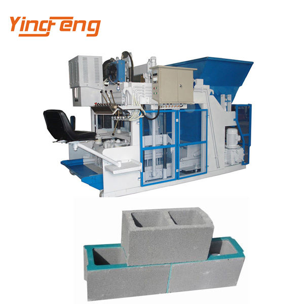 Yingfeng Machinery - Factory directly sell QTJ4-25 semi automatic concrete block making machine Cement Block Making Machine 7
