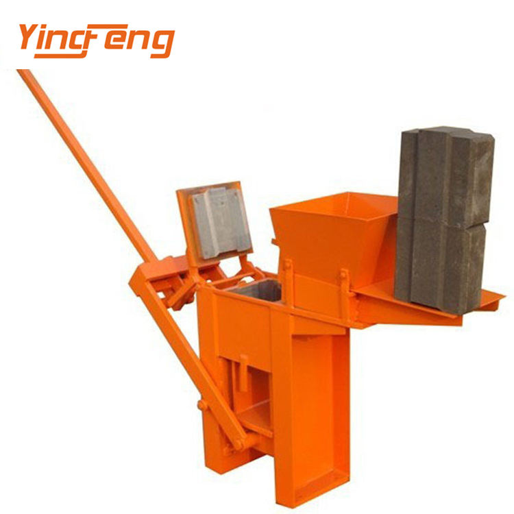 Yingfeng Machinery - YF1-10 Eco Brava Interlocking Manual Brick Machine Newest Clay Block Making Machine Interlock brick press machine 12