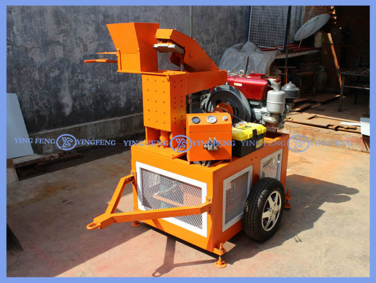 Yingfeng Machinery - House Bricks Hydraulic Pressure Automatic Soil Interlocking Brick Making Machine Interlock brick press machine 10