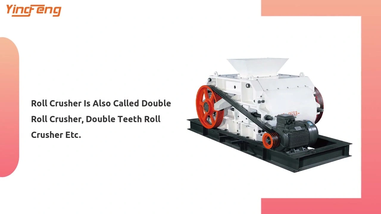 Smooth Toothed Alloy Fine Double Roller Crusher 1