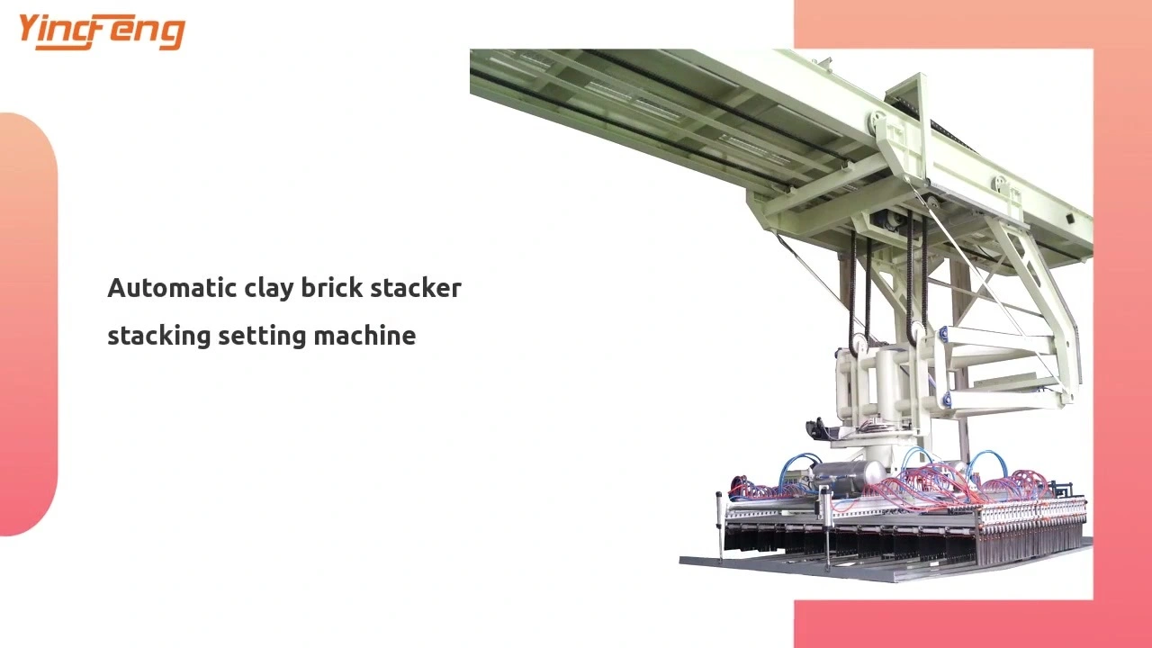 Automatic clay brick stacker stacking setting machine 1