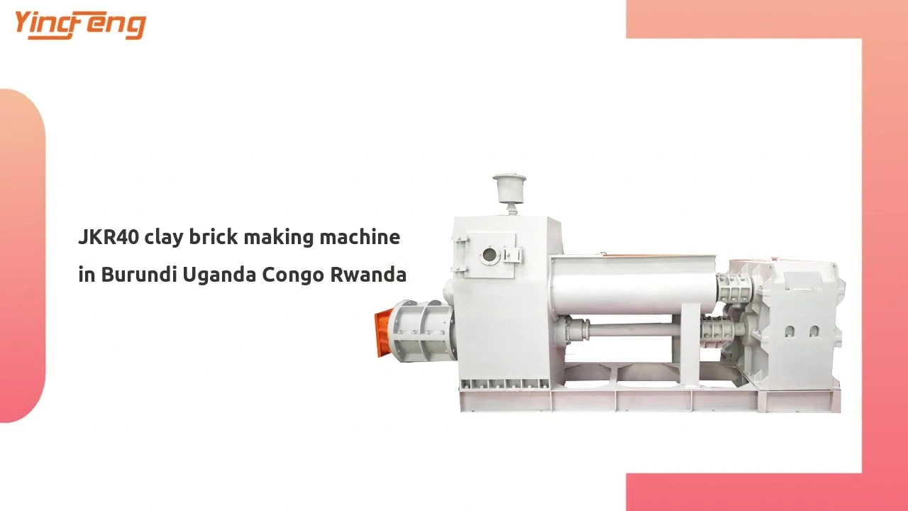 JKR40 clay brick making machine in Burundi Uganda Congo Rwanda 1