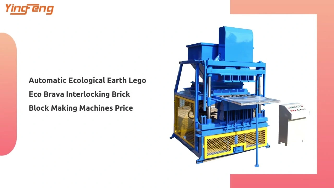 YF5-10 Automatic Earth Lego Eco Brava Interlocking Brick Block Making Machines 1