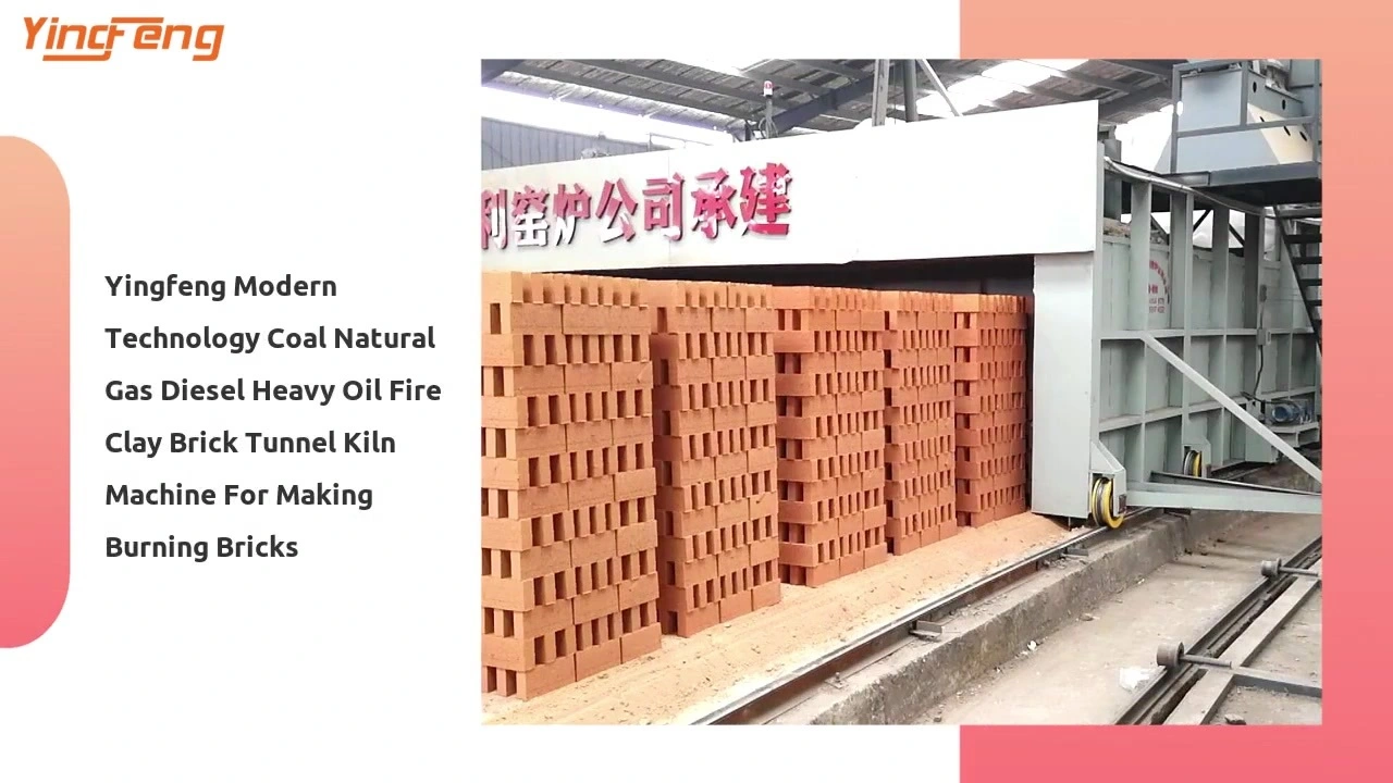 Modern Technology Coal Natural Gas Diesel Heavy Oil Fire Clay Brick Tunnel Kiln 1