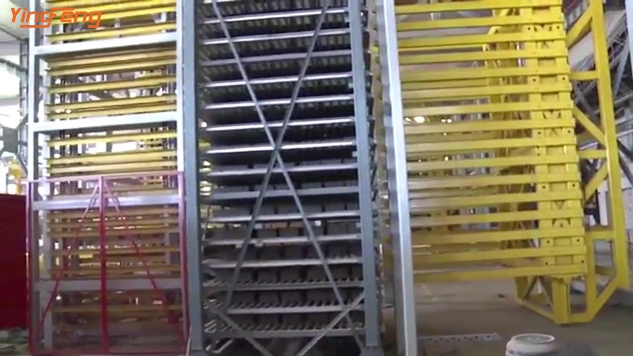 Automatic Clay Brick Block Rack Loading and Unloading System 1