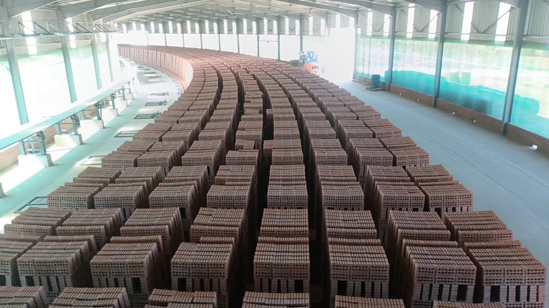 VP90  South Africa 200000 bricks per day fully automatic rotary tunnel kiln brick plant 1