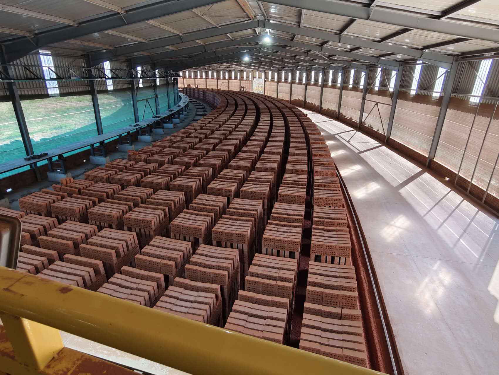 Fully Automated Sintered Clay Brick Factory in Namangan Uzbekistan 200,000 bricks per day 1