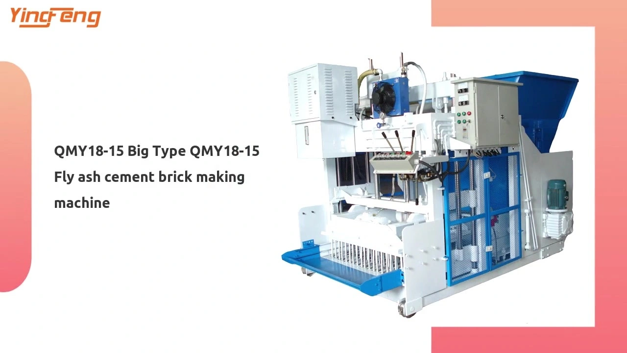 QMY18-15 Big Type QMY18-15 Fly ash cement brick making machine 1