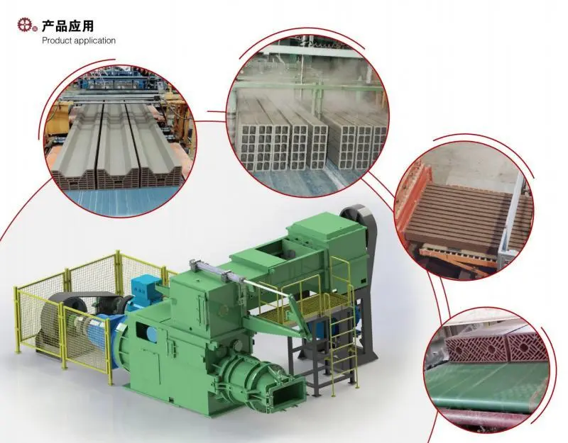 Máy đùn gạch đất sét dẻo bán cứng cao cấp châu Âu 1