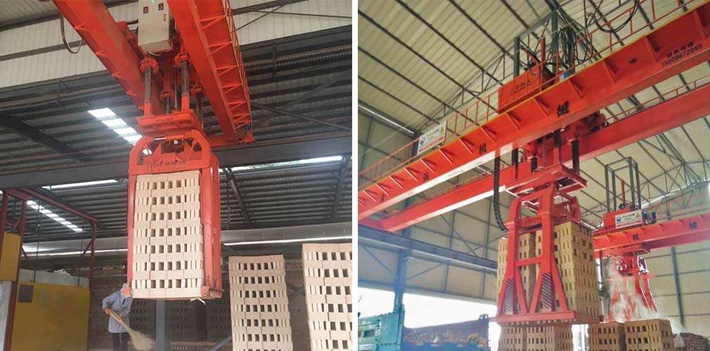 Automatic Brick Unloading Destacking Wrapping Machine for Tunnel Kiln ...