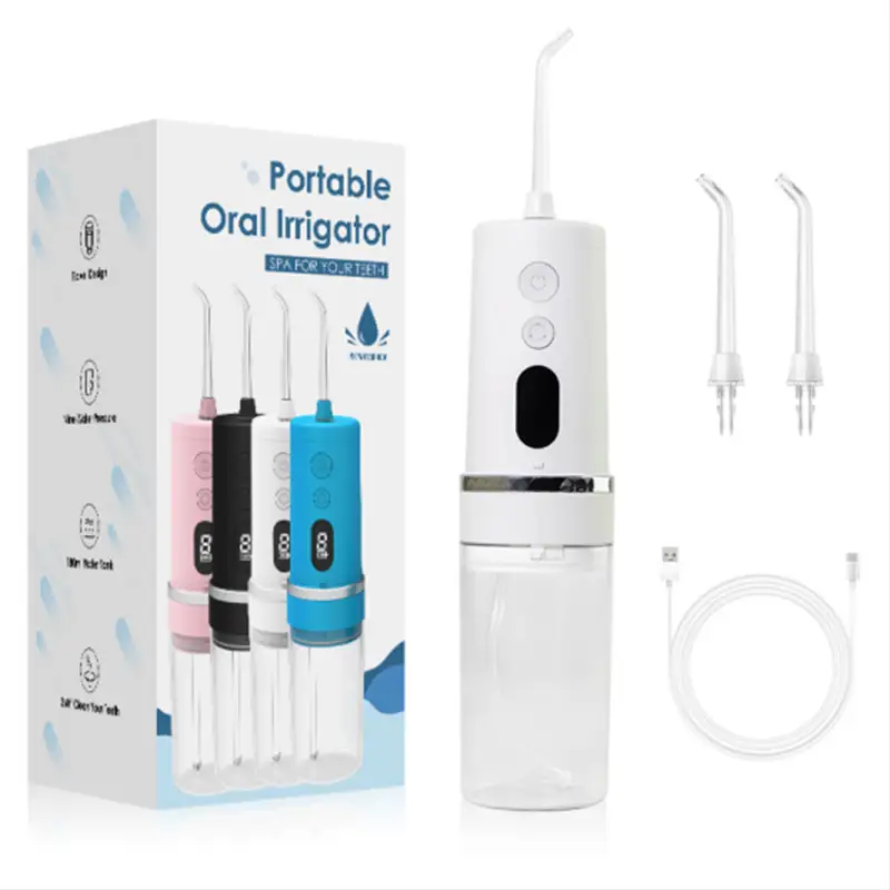 LP235 White 180ml Smart Display Mini Water Flosser 1