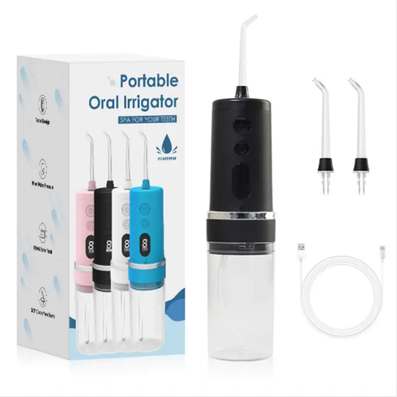 LP235 Black 180ml Compact Mini Water Flosser 1