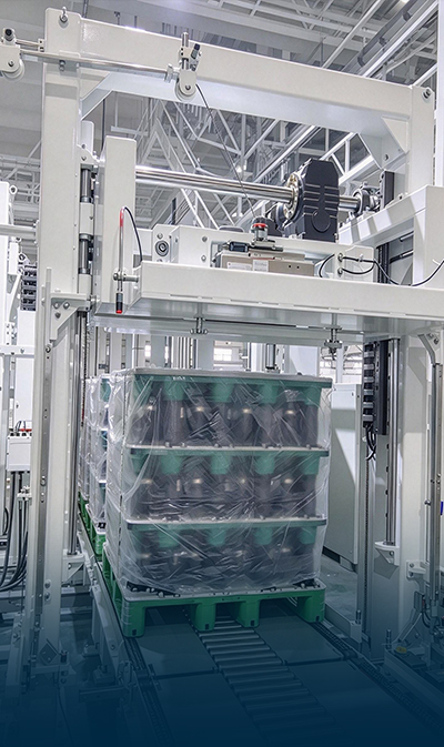  → Pallet Packaging Line 