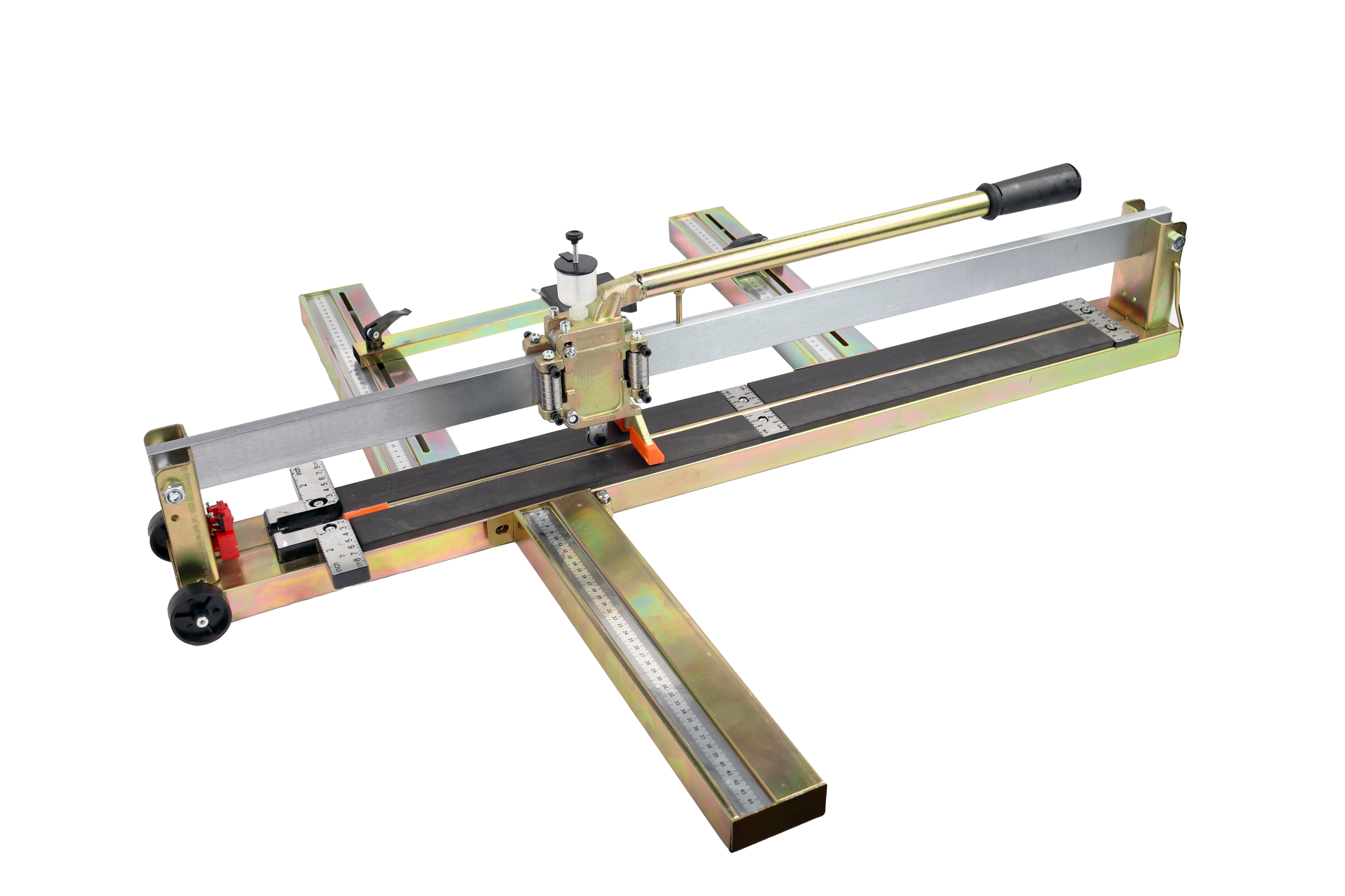 Classic Single-Rail Square Steel All-Steel Manual Tile Cutter - Sturdy and Durable Square Steel Guide Rail 1