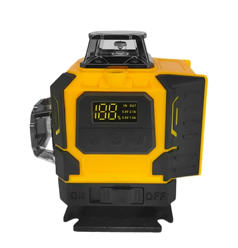 Standard Digital Display Lithium-Powered Laser Level – Cross‑Line Self‑Leveling with Backlit Screen 1