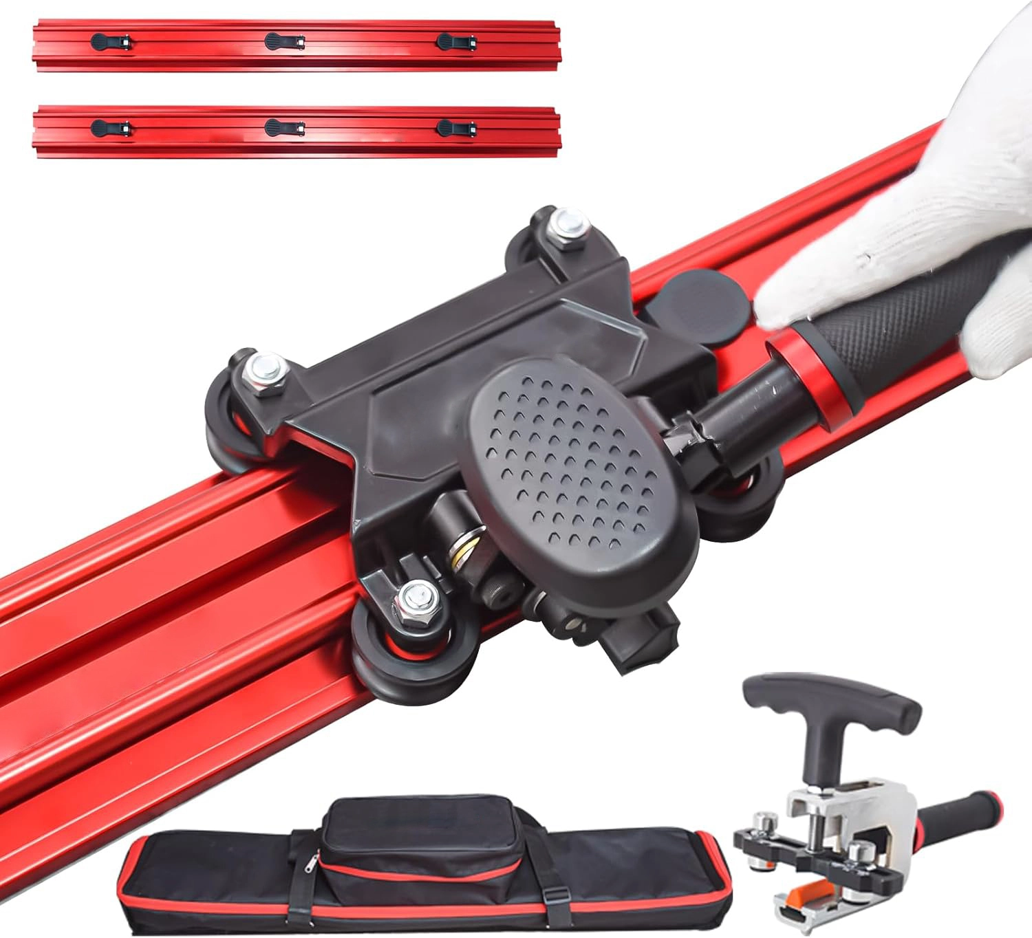 Professional Manual Tile Cutter for Large Format Porcelain Slabs 3-Blade Push Knife System 1