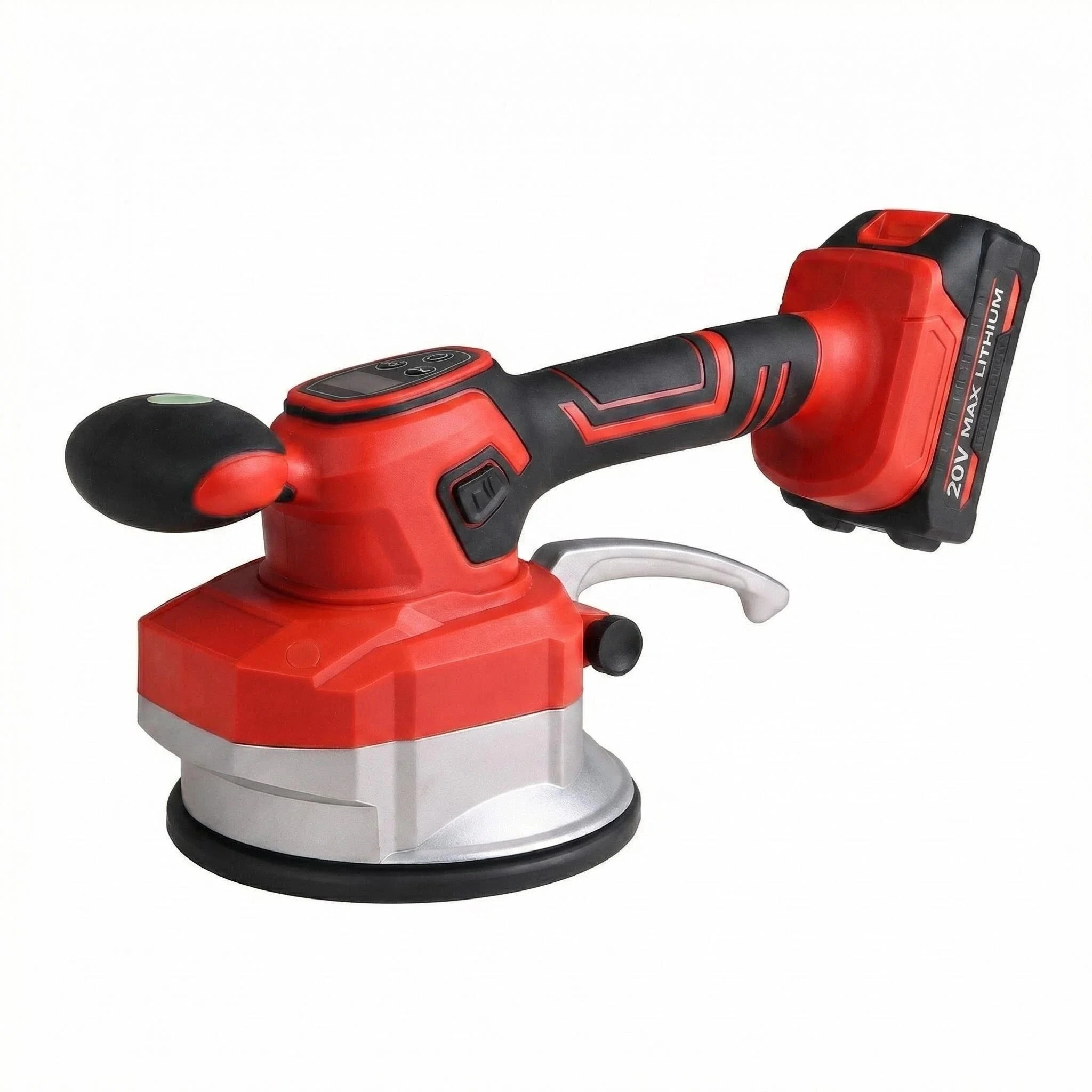 Professional 8-Speed Lithium-Ion Battery Tile Vibratory Paving Machine with LCD Display & Auto-Lock - Professional Grade Tile Leveling Tool 1