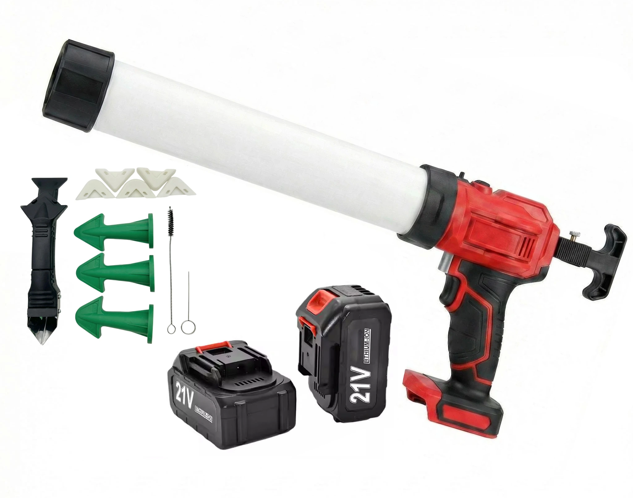 Professional 20V Cordless Caulking Gun - 300kg Max Pressure & 4 Speed Settings - CE/GS Certified 1