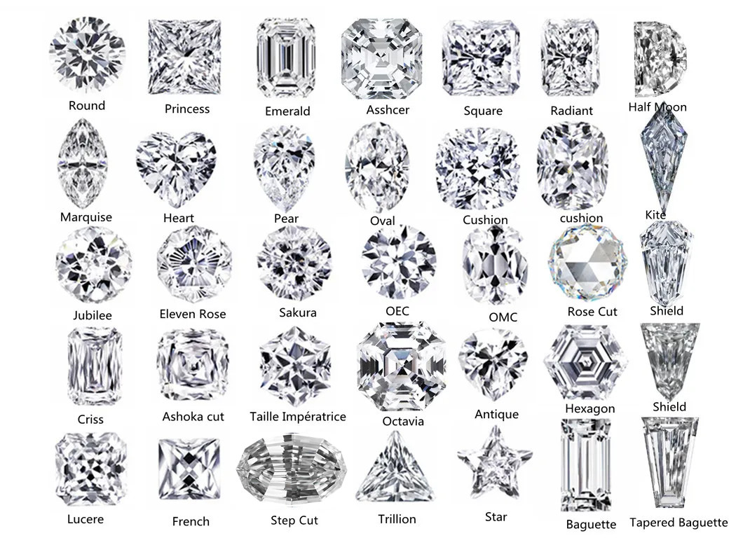 Grey Moissanite All Diamond Rings Band 8