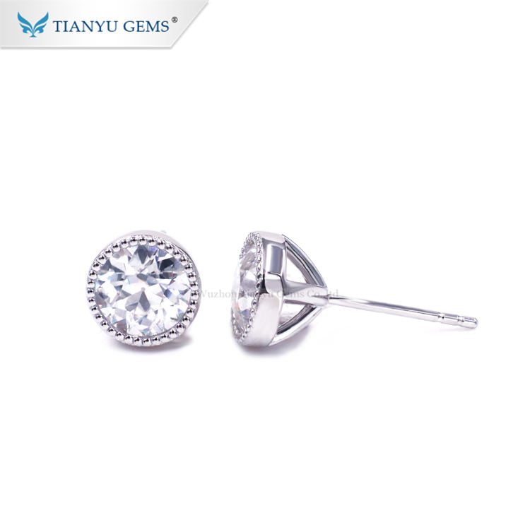 Wholesale lab grown diamond earrings Supply | Tianyu gems 6