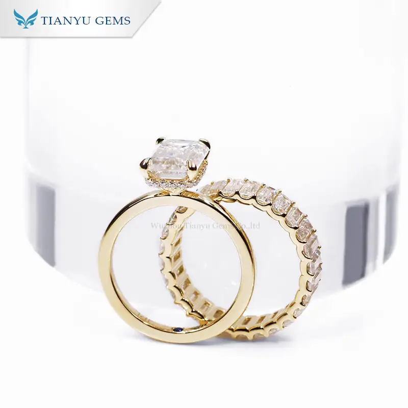 Custom wedding ring sets for women Supply | Tianyu gems 4