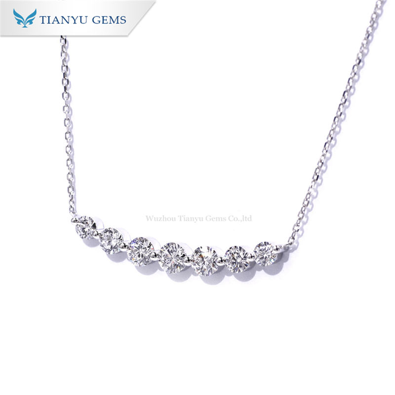 Custom lab diamond necklaces Company Manufacturer | Tianyu gems 8