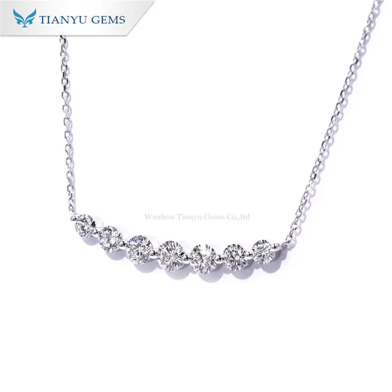 Custom lab diamond necklaces Suppliers | Tianyu gems 2