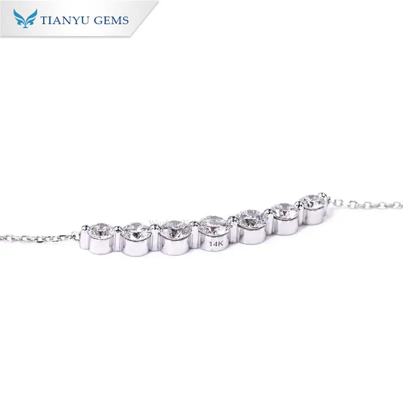 Custom lab diamond necklaces Suppliers | Tianyu gems 4