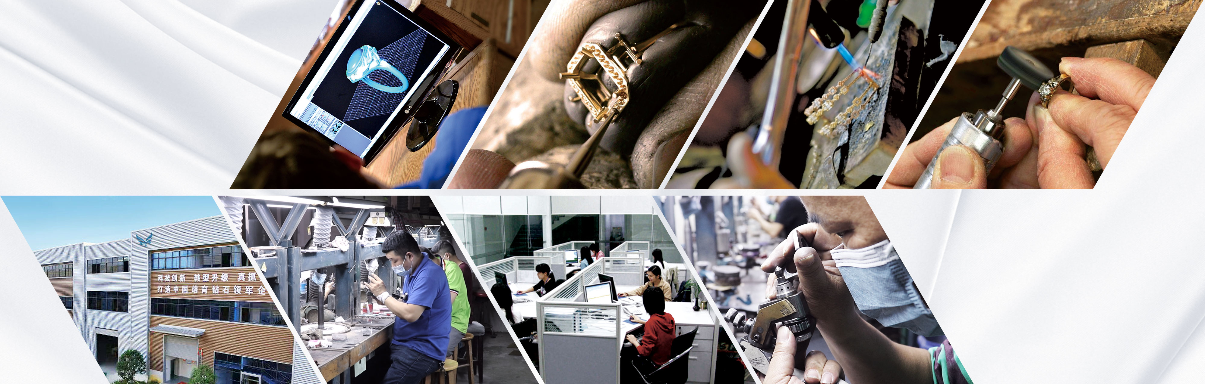 18k White Gold 4 Prongs Moissanite Halo Ring 15